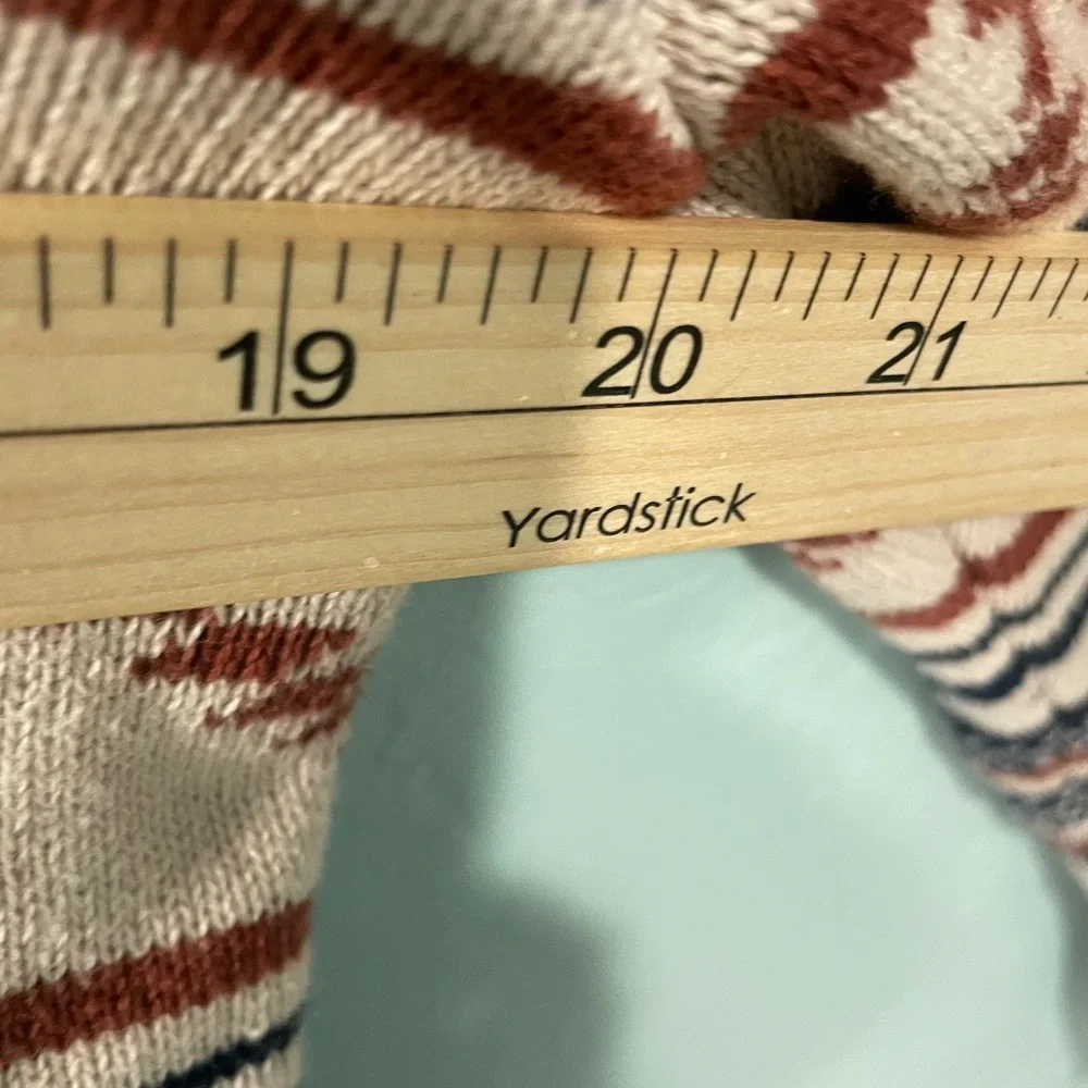 American Rag Mens Size S Brown Aztec Southwestern Print Pullover Sweater Western - Picture 6 of 7